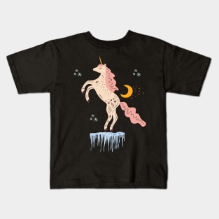 Christmas Evil Unicorn Kids T-Shirt